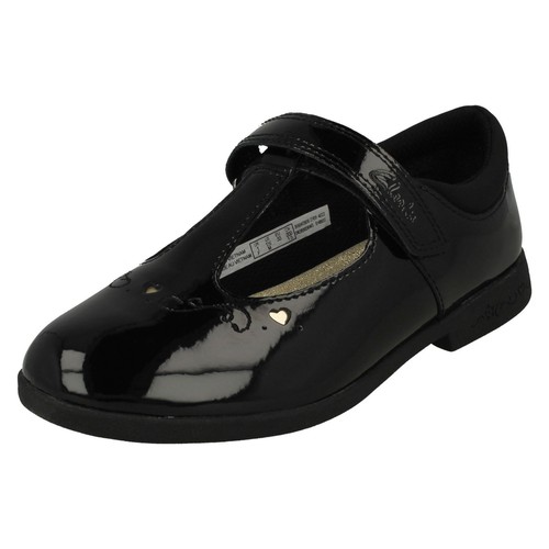 Girls clarks smart bar - girls, t-bar