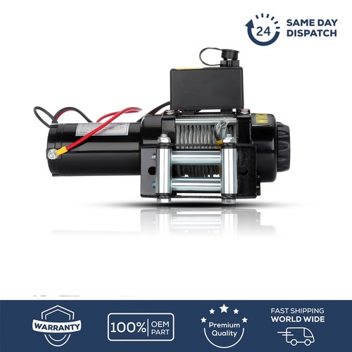 Electric winch 1361kg 3000lbs - electric,