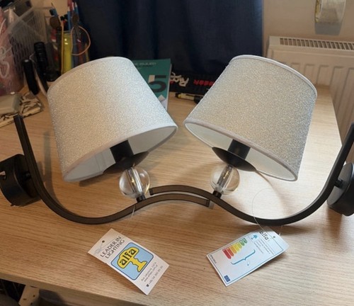 Brand new wall lights with - brand, x2