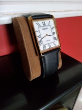 Seiko Solar Tank Watch Model SUP880 (Case Ref: V115-0BC0)