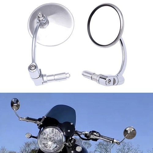 Pair chrome motorcycle - pair, 7/8"