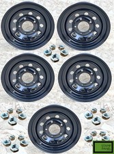 5x Gloss Black Modular Wheels