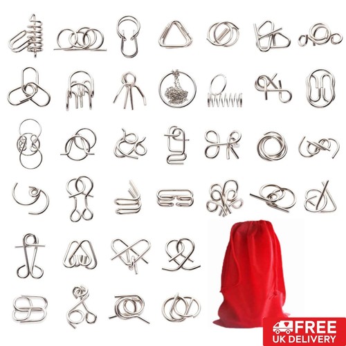 Metal brain teasers adult - metal,