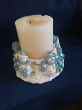 Giant Christmas Snowman Candle Holder