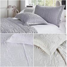 Kelly Hoppen Embroidered Bedspread 2 Shams Choose Your Size And Colour