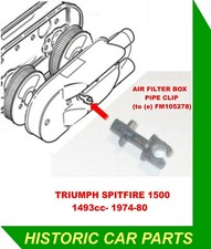 Triumph Spitfire Mk5 1500 1974-80 -  AIR FILTER BOX PIPE CLIP to (e) FM105278