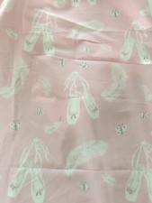 sanderson fabric curtain material"ballet Shoes"lovely 3mtr Pieces 54" wide