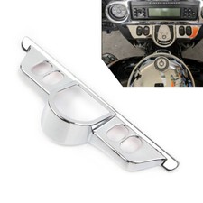Chrome Fairing Switch Panel Dash Accent Cover for Harley Electra Street Glide
