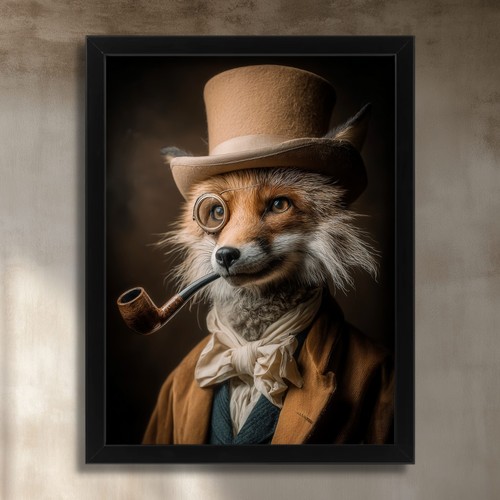 Anthropomorphic fox suit - in,