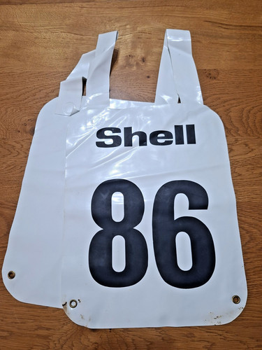 Vintage speedway racing - speedway, bib