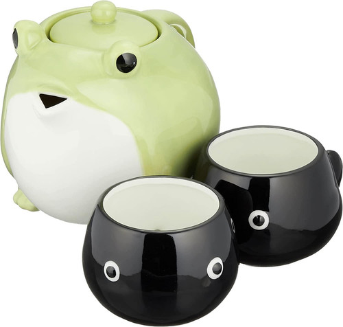 Cute frog teapot and - frog,