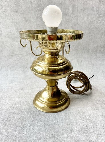 Vintage brass style table lamp - vintage,