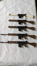 VINTAGE ACTION MAN SLR Rifles x 5