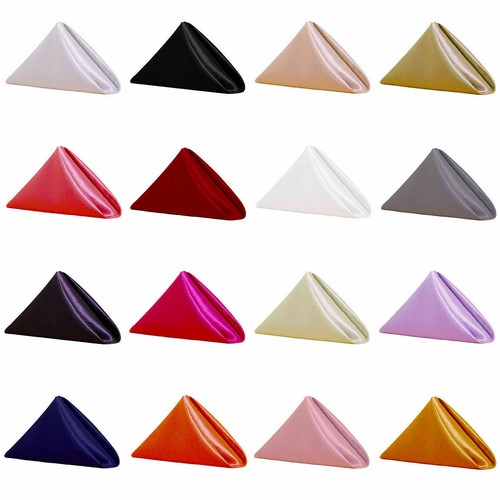 Inch square satin - inch, napkins