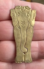 Vintage Small Brass Elephant