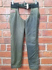 Cotton wax riding chaps