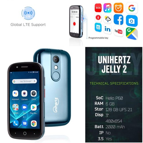 Lte unihertz jelly mini - lte,