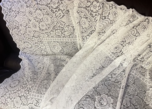 Vintage lace floral pattern - xl,