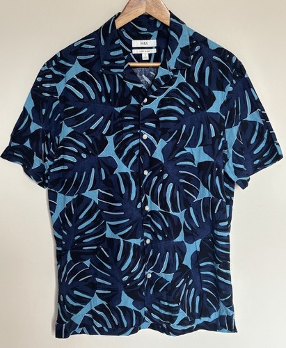 Linen blend shirt mens - linen,