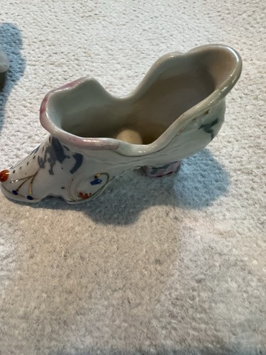 Pair porcelain slippers - pair,