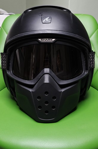 Shark raw motorcycle - raw, helmet