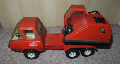 Tonka mobile crane tinplate - crane,