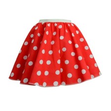 Girls Ladies Polka Dot Skirt