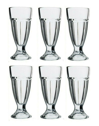 Milkshake glasses dessert - 6x,