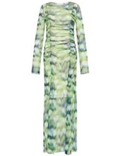 BNWT SASS & BIDE 'Monet' Long Sleeve Mesh Dress In Print + Slip - Size XL - $350