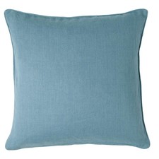 OKA Plain Linen Mid Blue