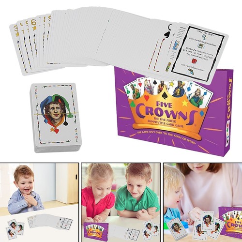 Five crowns card game - crowns, classic