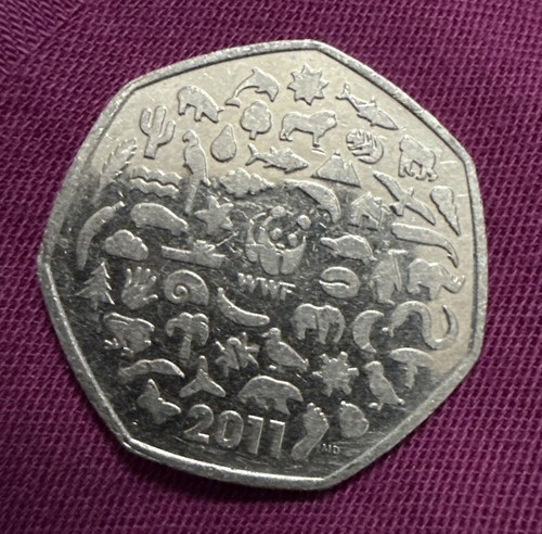 Wwf 2011 50p coin - wwf, check