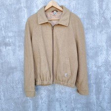 Vintage 80s Alpha Romeo Wool Motorsport Racing Jacket Mens. Opti Zip