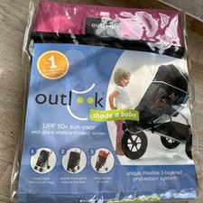 Outlook 3 Wheeler Pram Cover Pink UPF -50 + Insect Screen  Eye Screen