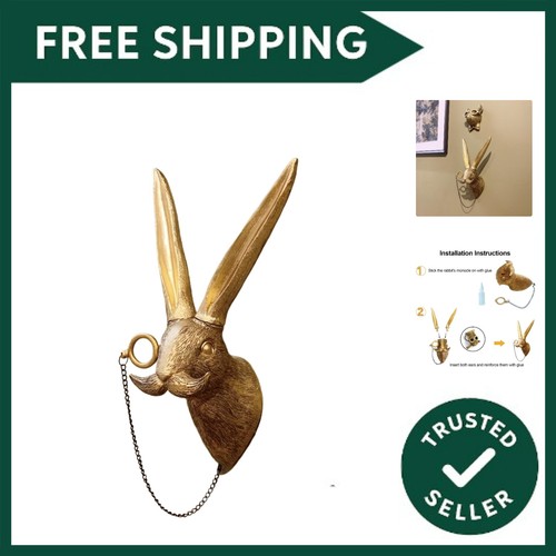 Animal heads wall decor faux - animal,