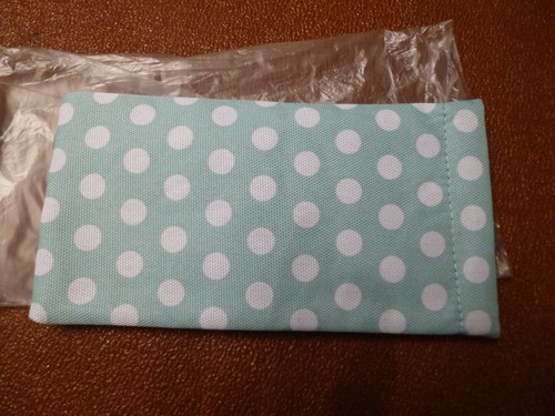 Glasses case green spotted - glasses,