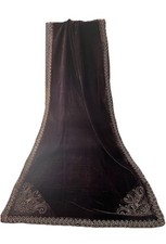 Dark brown stone mukesh work