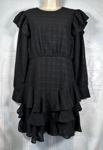Boohoo black check - , textured