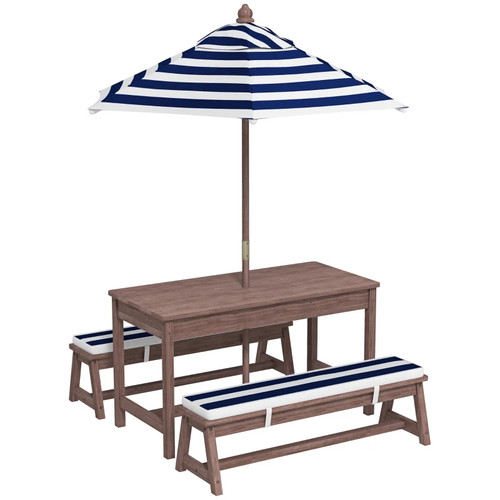 Outdoor wooden kids picnic - outdoor,