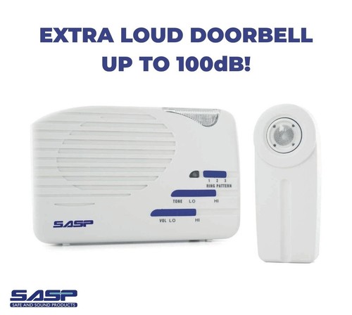 Extra loud wireless doorbell - loud,