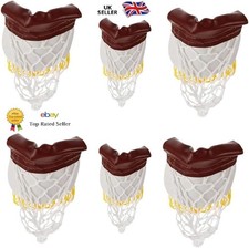 6Pcs Billiard Table Net Bags Faux Leather Pool Table Pocket Replacement Set ✅