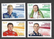 AUSTRALIA  CAR RACING LEGENDS    MNH 2023