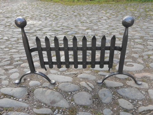 Wrought iron fire - iron, /