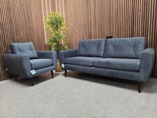 Jack Wills x Sofa.com Jack Retro Modern 3 Seater Sofa In Pink Velvet RRP-£1199