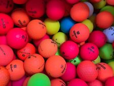 24 PEARL  A GRADE WILSON DUO  DUO OPTIX MATTE LAKE GOLF BALLS