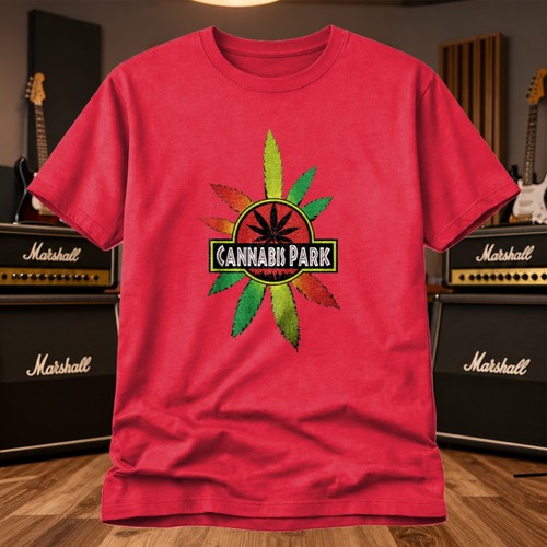 Cannabis park shirt retro - park, t