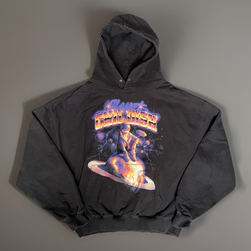 Childish planet hoodie black - planet,