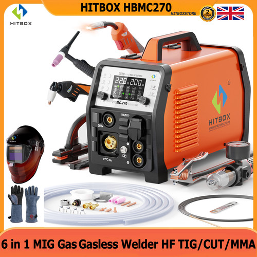 Hitbox 6in1 mig welder 200amp - hitbox,