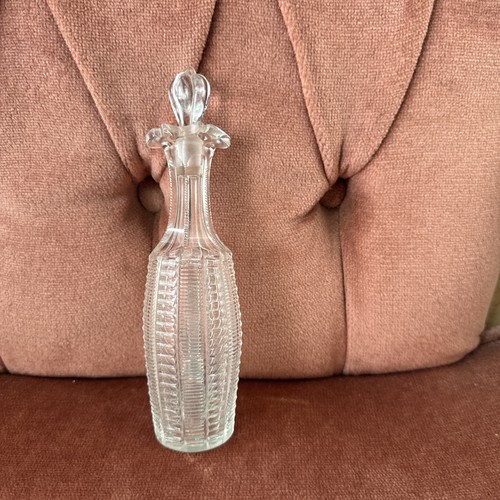 Vintage glass bottle - glass, decanter