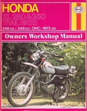 Honda Xl250 & 350 Trail by Haynes Publishing (Paperback, 1988)